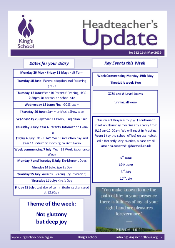 16 May 2025