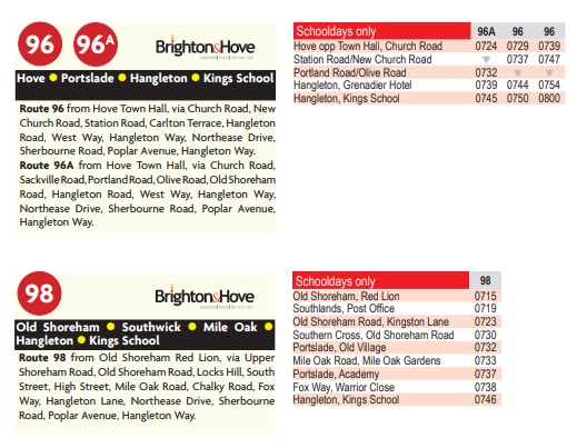 6968 Bus Times